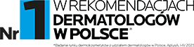 nr 1 w rekomendacjach dermatologów w Polsce