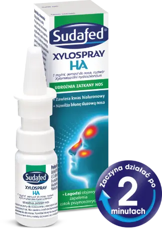 Sudafed&reg; HA - Zaczyna działać po 2 minutach